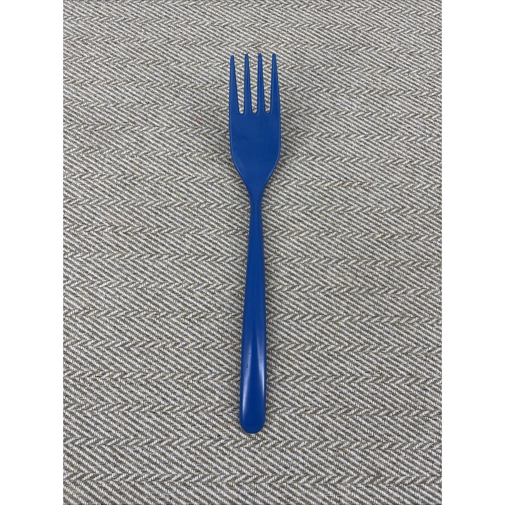 Cocpo Blue Melamine Solid Serving Cooking Fork